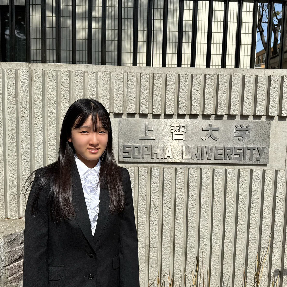 玄地 佑里菜さん 上智大学外国語学部