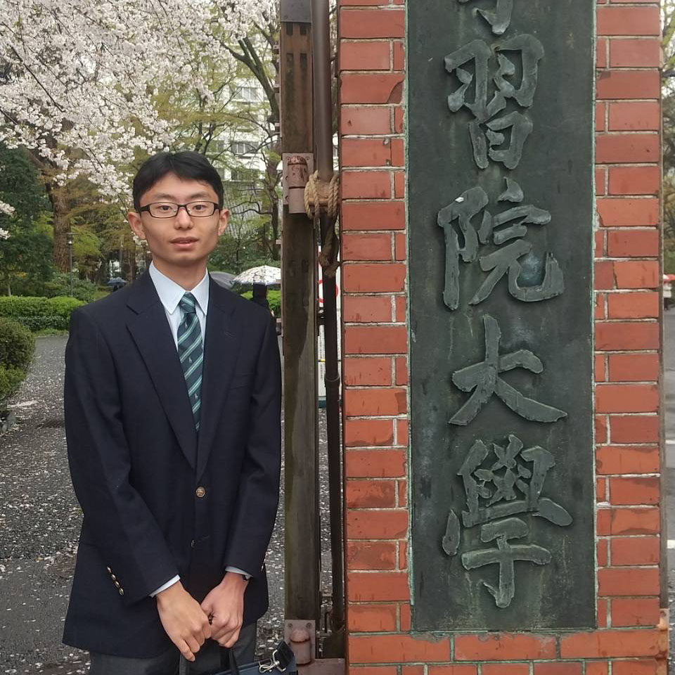 川島 和航さん 学習院大学文学部